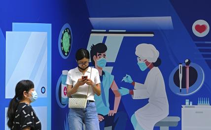 В полуторамиллиардном Китае привито 73% населения, в России&nbsp;&mdash; 33